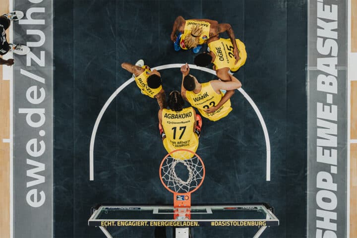 Sponsoring der EWE Baskets Oldenburg